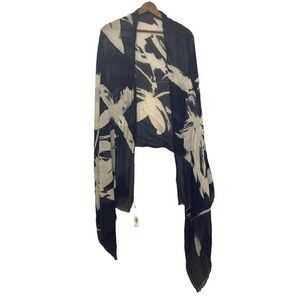 Gap Abstract Navy Blue Scarf NWT